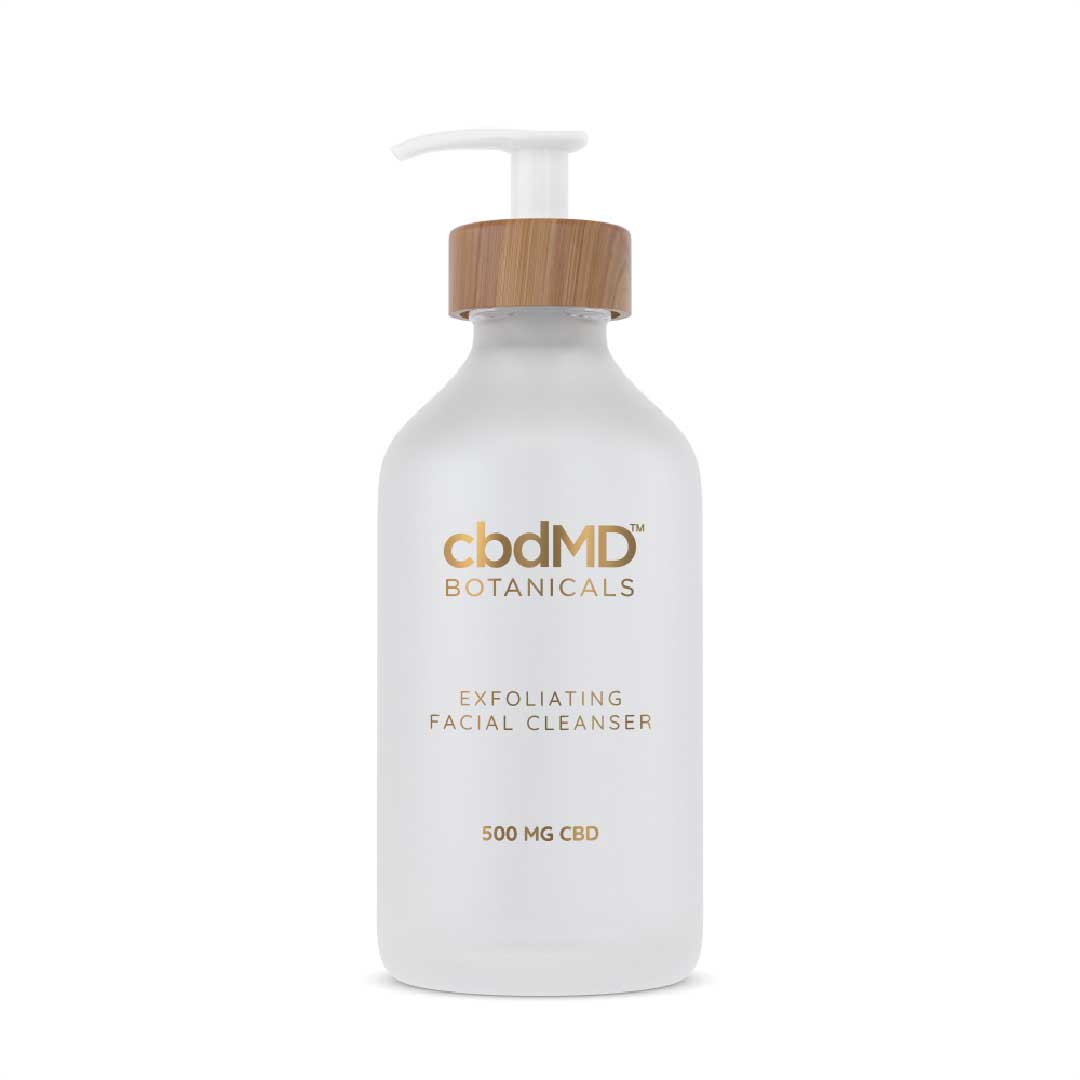cbdMD Botanicals Exfoliating Facial Cleanser - 500 mg | 8 oz
