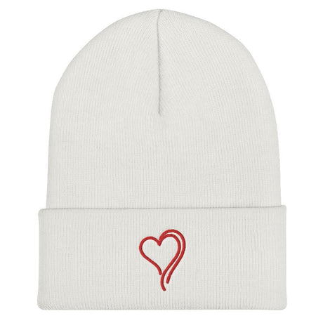 Red Heart Easy Cuffed Black Beanie or White Beanie | Green Bee Life.