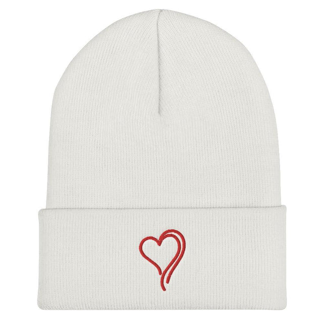Red Heart Easy Cuffed Black Beanie or White Beanie | Green Bee Life.