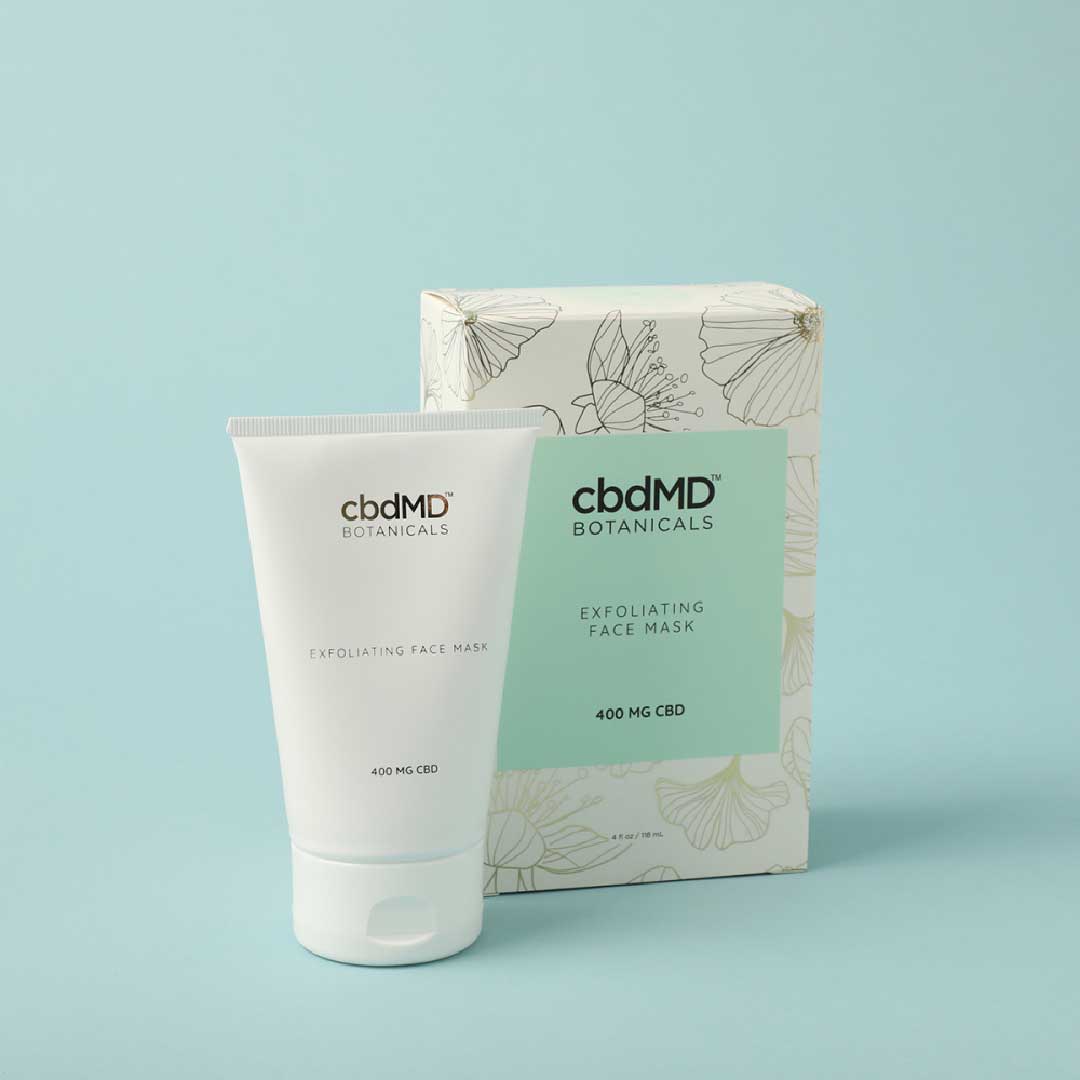 cbdMD Botanicals Exfoliating Face Mask - 400 mg | 4 oz