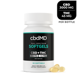 cbdMD Full Spectrum CBD Oil Softgels - 30 Ct.