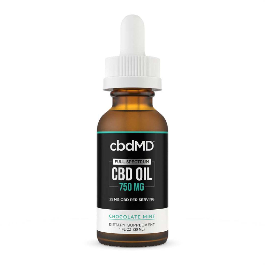 cbdMD Full Spectrum CBD Oil Tincture - Mint Chocolate | 30 ml