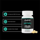 cbdMD Full Spectrum CBD Oil Softgels - 30 Ct.