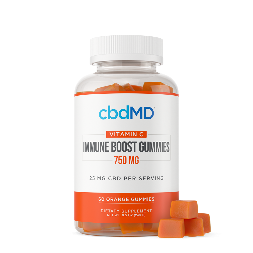 cbdMD Immunity CBD Gummies - 750 mg | Orange | 60 Ct.