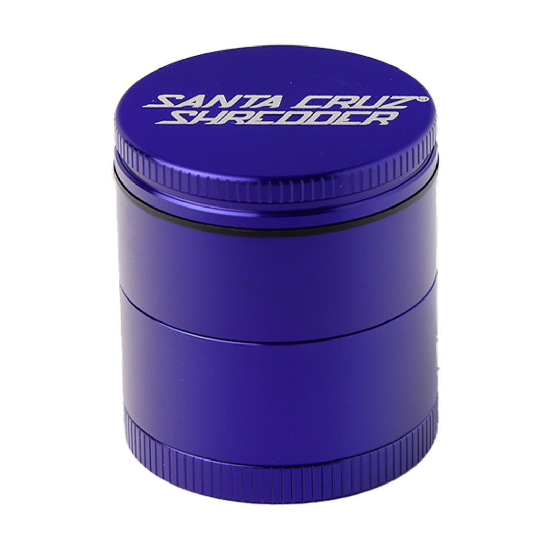 Santa Cruz Shredder 4-Piece Grinder - Medium - Blue Weed Grinder