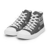 Men’s High Top Canvas Sneaker - Never Forget Original Art Design