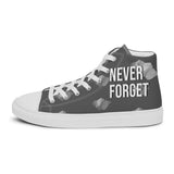 Men’s High Top Canvas Sneaker - Never Forget Original Art Design