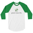 Women's 3/4 Sleeve Shirt | Green Bee Life.