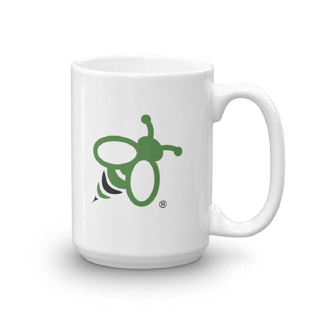 White Mug with Classic Bee