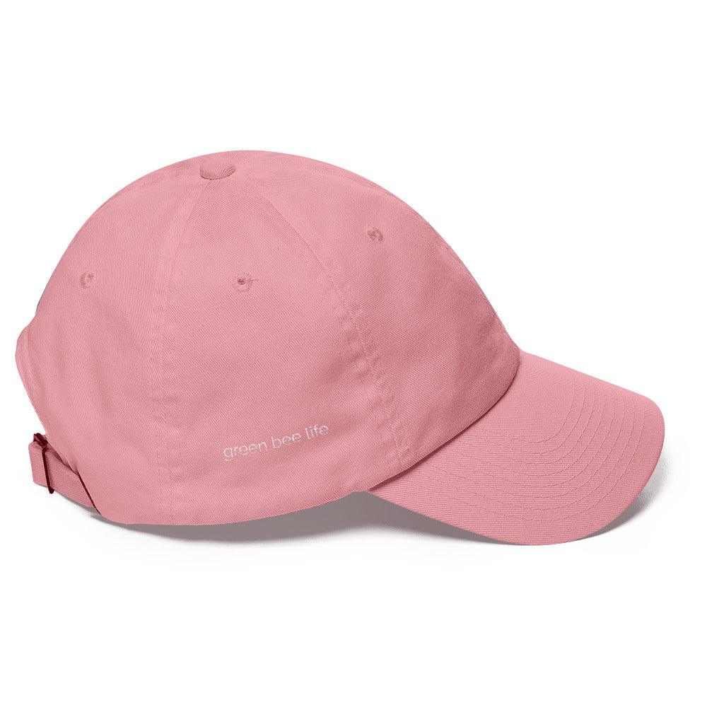 Pink Cotton Cap Classic Bee | Green Bee Life.