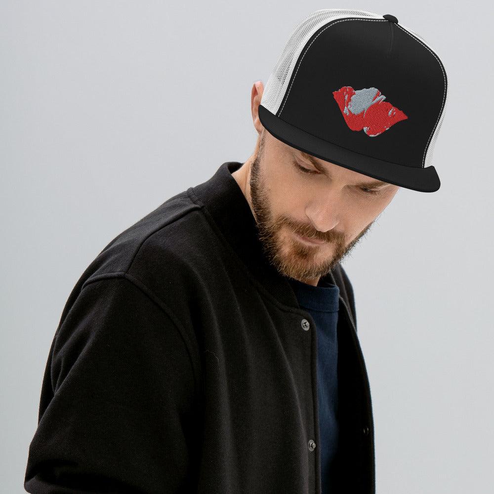 Veterans Poppy Trucker Cap | Green Bee Life.