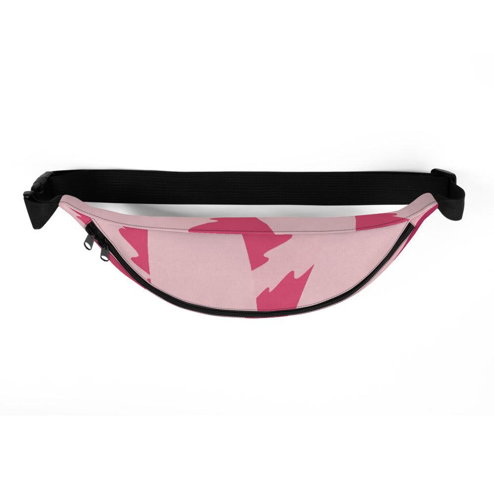 Pink Floral Fanny Pack for Women, Teenagers, Travel Fanny Pack.
