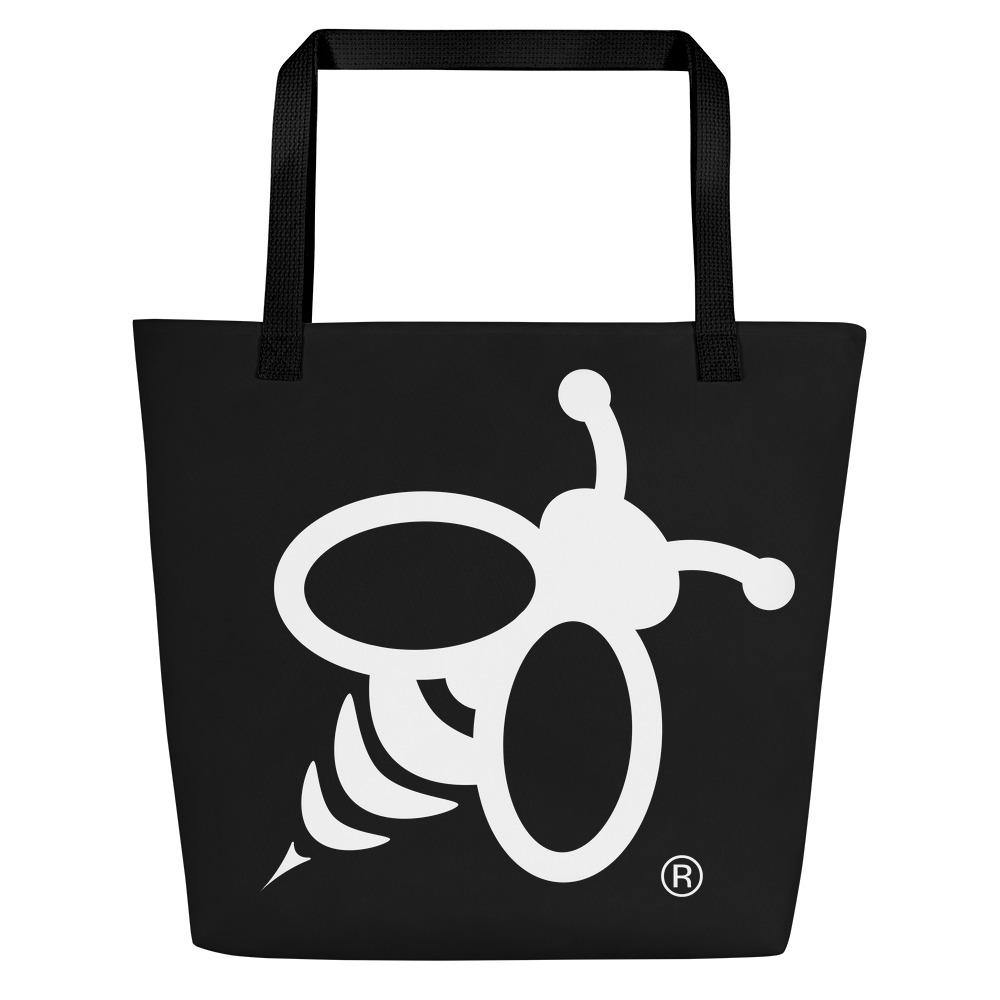 Black and white Tote Bag Classic Bee | Green Bee Life.