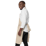 Chef's Apron - Organic Cotton with Embroidered Green Bee Logo