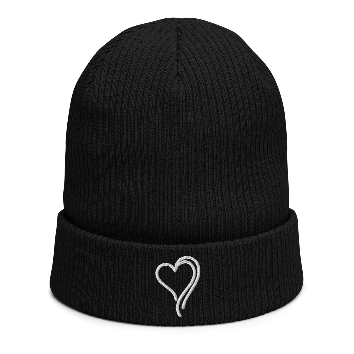 Beanie for Women 100% Organic Cotton -  Bee Love Heart Logo