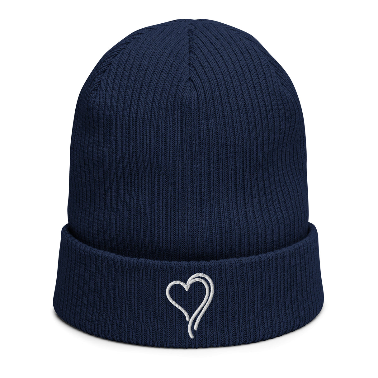 Beanie for Women 100% Organic Cotton -  Bee Love Heart Logo