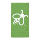 Beach and Pool Towel - Large, Highly Absorbent, Light Weight, Soft Terry - Bee Logo