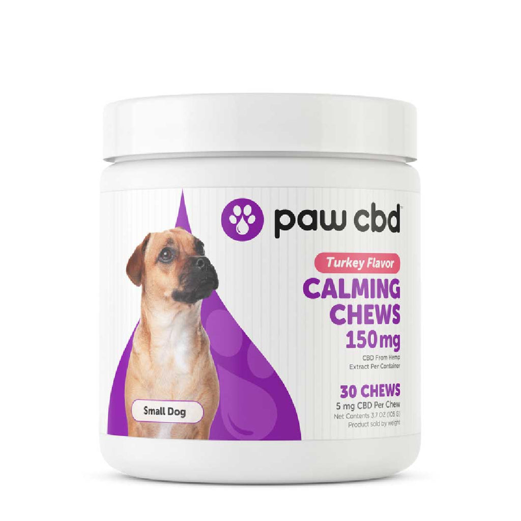 paw cbd Calming CBD Soft Dog Chew Treats - Turkey | 30 Count