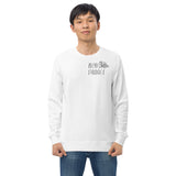 Men's Organic Crew Neck Sweatshirt with Never Forget Poppy Logo